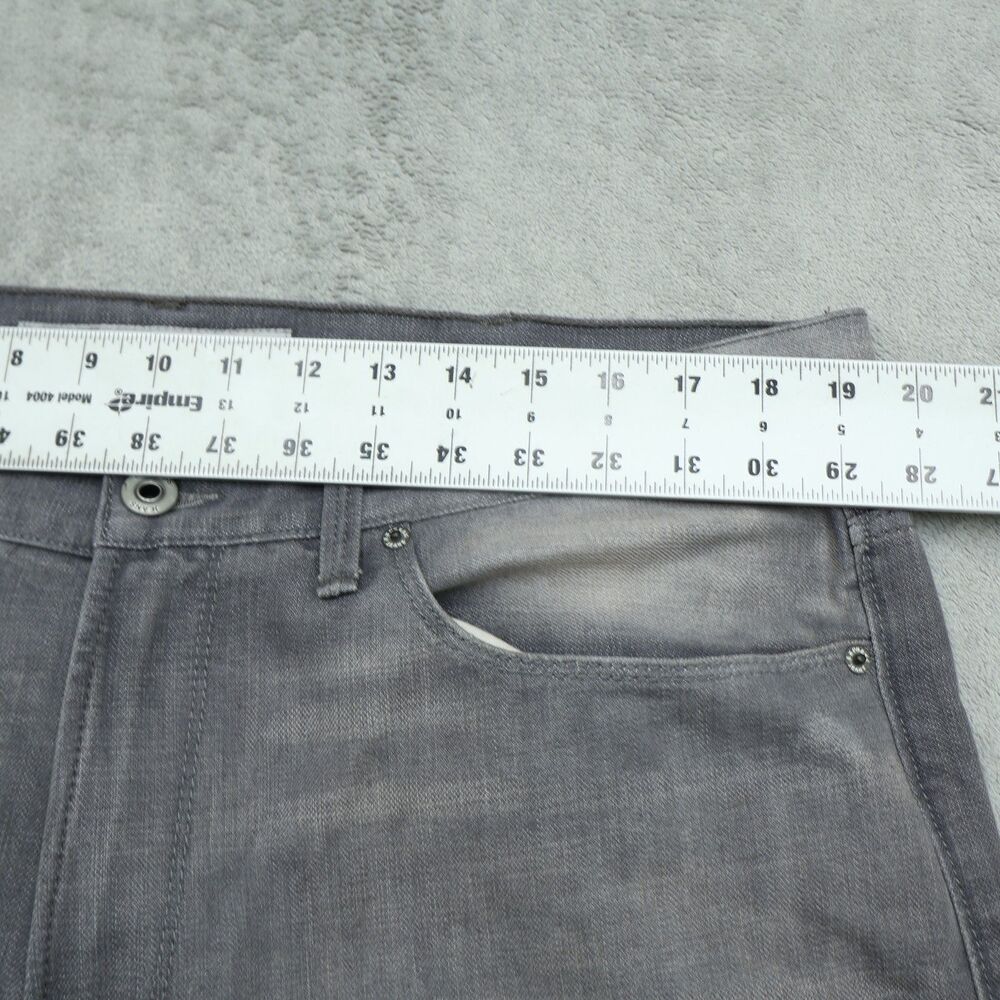 Express Jeans Mens 38x32 Gray Bootcut Kingston Classic Fit Denim Stone Wash - Picture 3 of 16